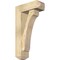 Ekena Millwork Legacy Craftsman Rough Sawn Bracket w/ Offset Brace, Douglas Fir, 6"W x 16"D x 28"H BKT0604X16X28LEC04RDF - alternate 1